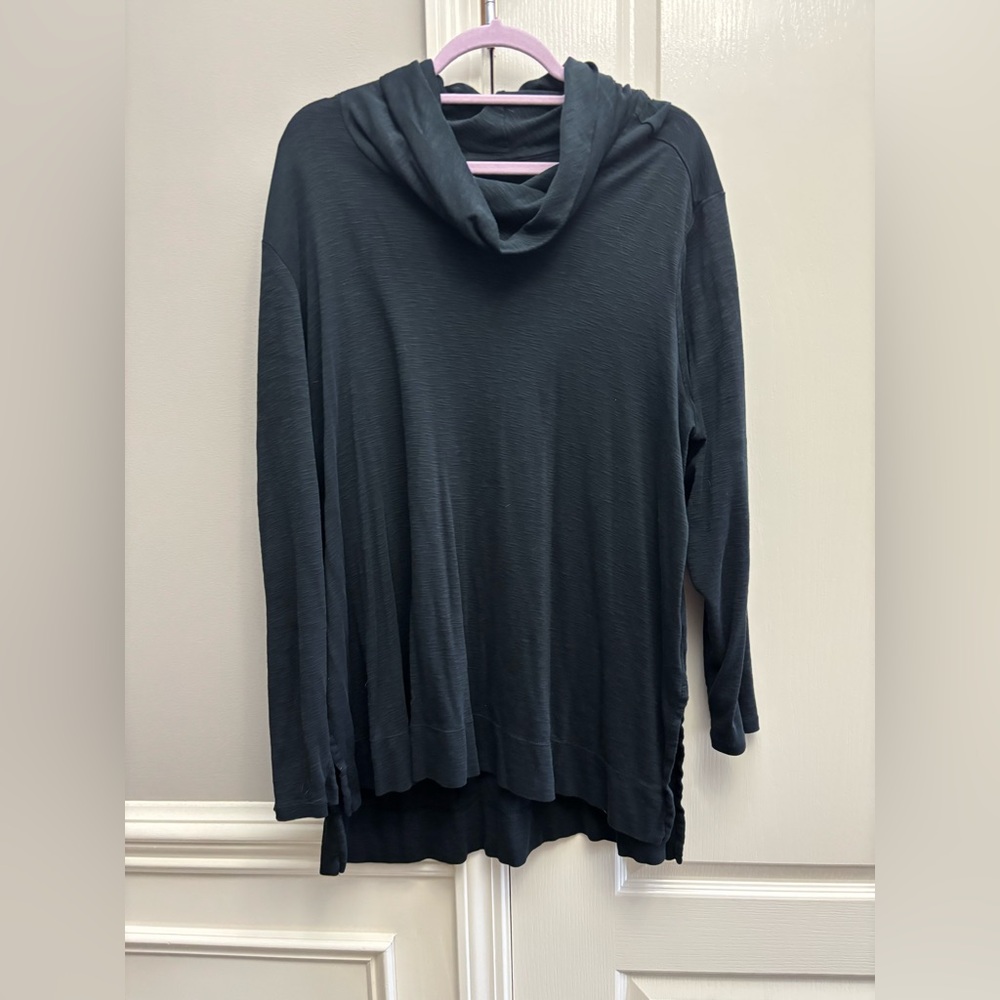J.Jill slub knit cowl neck tunic
